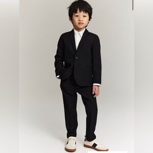 H&M Classic Black Jacket and Pants, 5-6Y